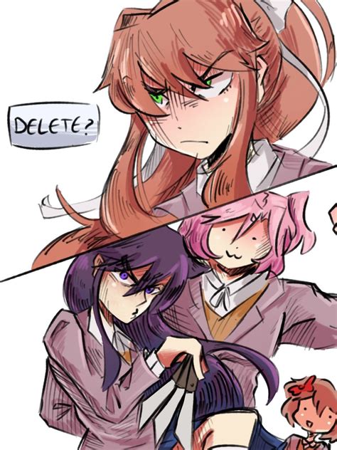 DDLC Futa Natsuki x Yuri comic porn